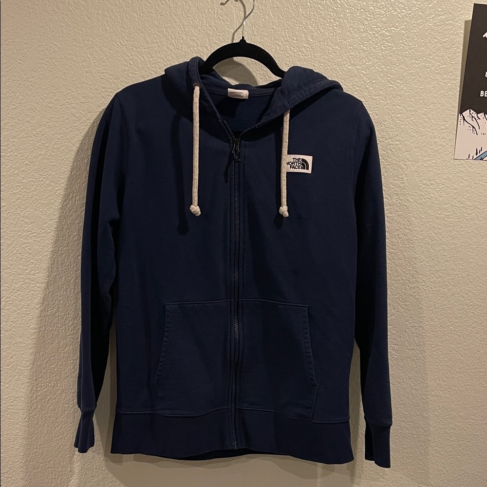 The North Face Dark Blue Full-Zip Hoodie